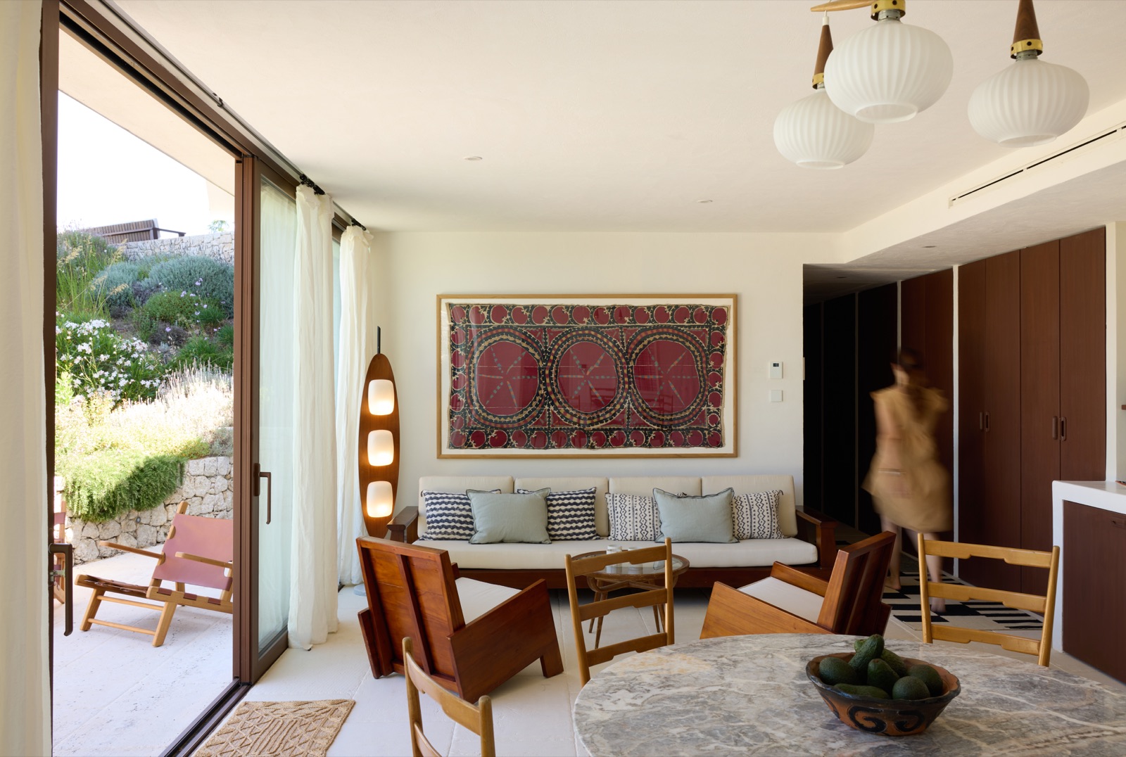 Open-plan living area